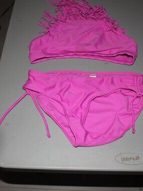 Purple 2 Pcs Justice Bikini Swimsuit Size 16